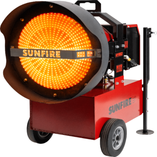 SUNFIRE RADIANT HEATER, 150,000 BTU | Garage, Pole Barn, Shop Heater